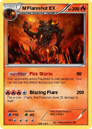 Pokemon M Flareshot EX