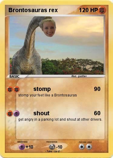 Pokemon Brontosauras rex