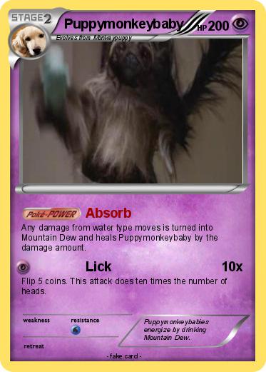 Pokemon Puppymonkeybaby