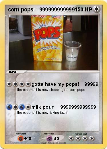 Pokemon corn pops    999999999999