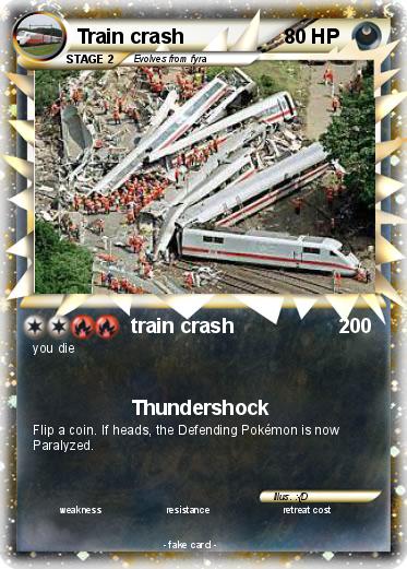 Pokemon Train crash