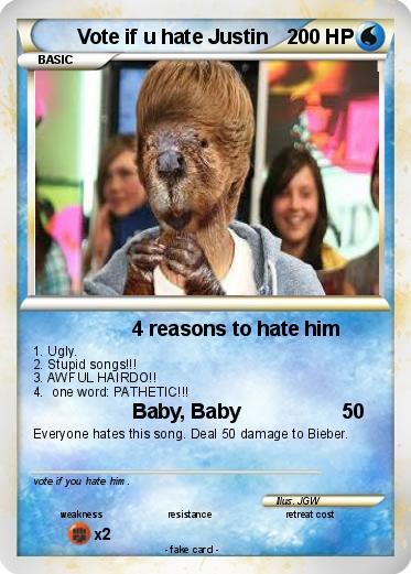 Pokemon Vote if u hate Justin