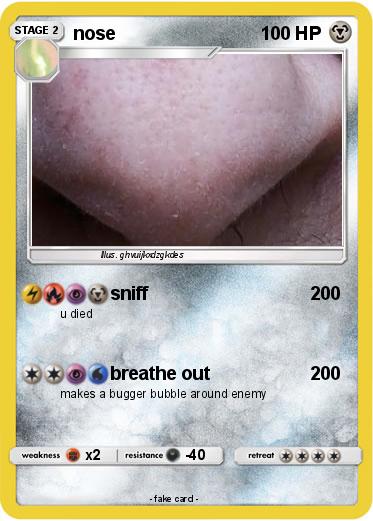Pokemon nose