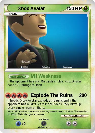Pokemon Xbox Avatar