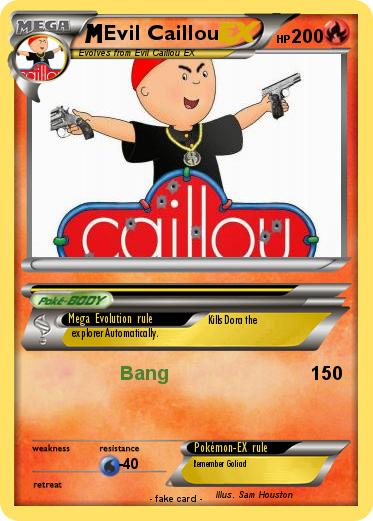 Pokemon Evil Caillou