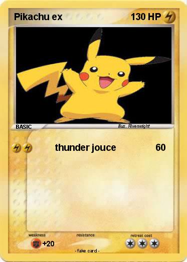 Pokemon Pikachu ex