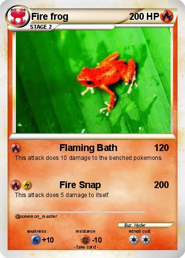 Pokemon Fire frog