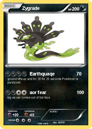 Pokemon Zygrade