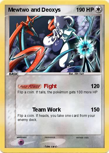 Pokemon Mewtwo and Deoxys