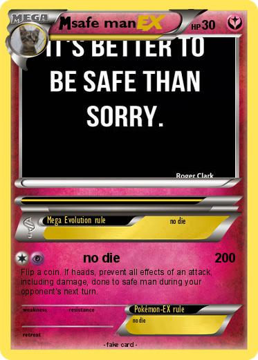 Pokemon safe man