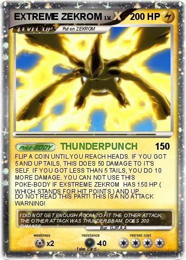 Pokemon EXTREME ZEKROM