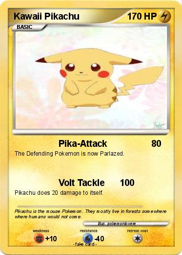 Pokemon Kawaii Pikachu