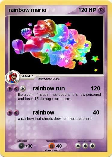 Pokemon rainbow mario
