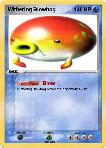 Pokemon Withering Blowhog