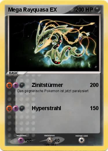 Pokemon Mega Rayquasa EX