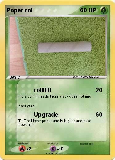 Pokemon Paper rol