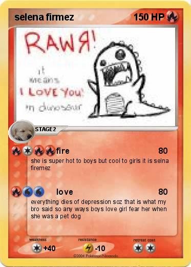 Pokemon selena firmez