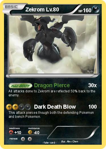 Pokemon Zekrom Lv.80