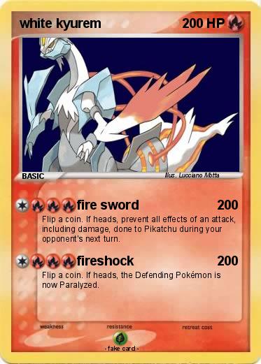 Pokemon white kyurem