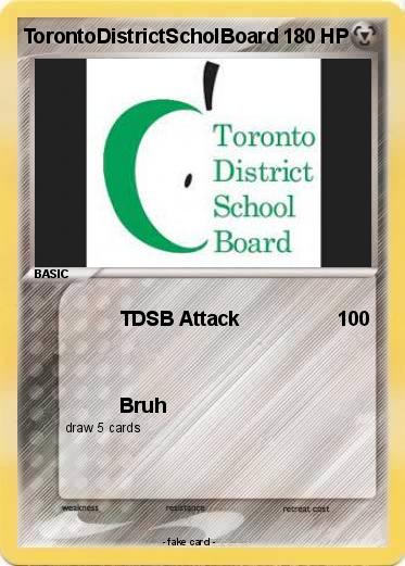 Pokemon TorontoDistrictScholBoard