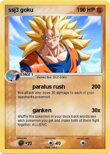 Pokemon ssj3 goku