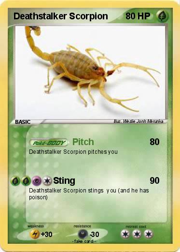 Pokemon Deathstalker Scorpion