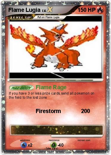Pokemon Flame Lugia