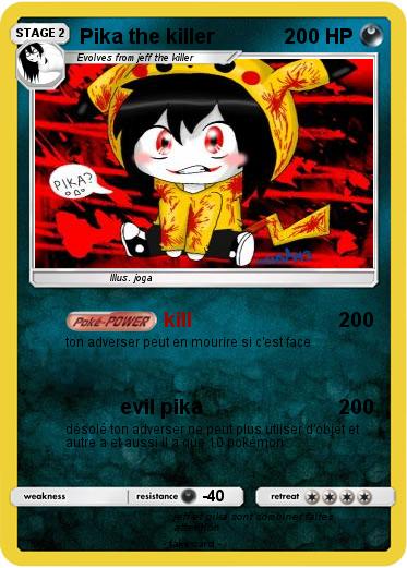 Pokemon Pika the killer