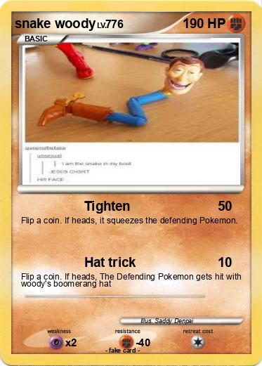 Pokemon snake woody