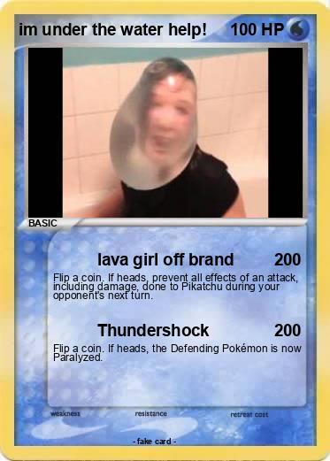 Pokemon im under the water help!