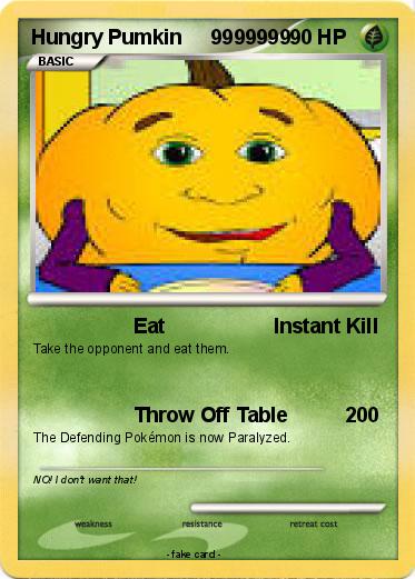 Pokemon Hungry Pumkin     9999999