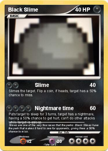 Pokemon Black Slime