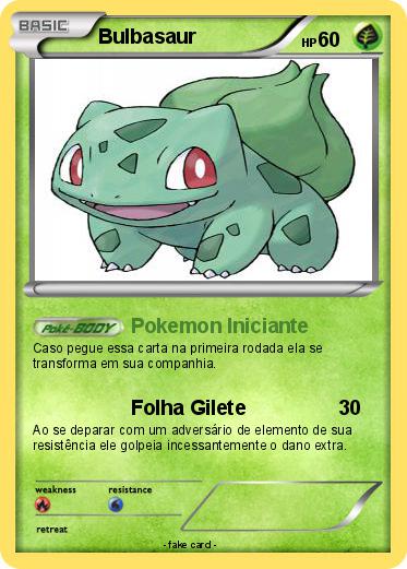 Pokemon Bulbasaur