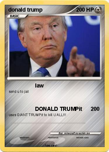 Pokemon donald trump