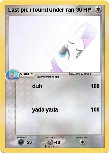 Pokemon Last pic i found under rari