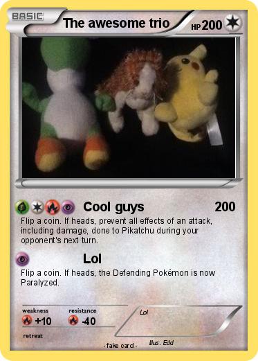 Pokemon The awesome trio