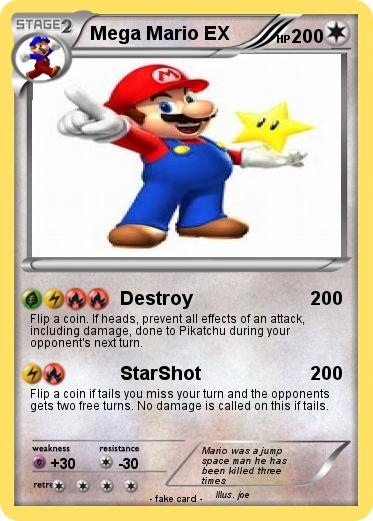 Pokemon Mega Mario EX