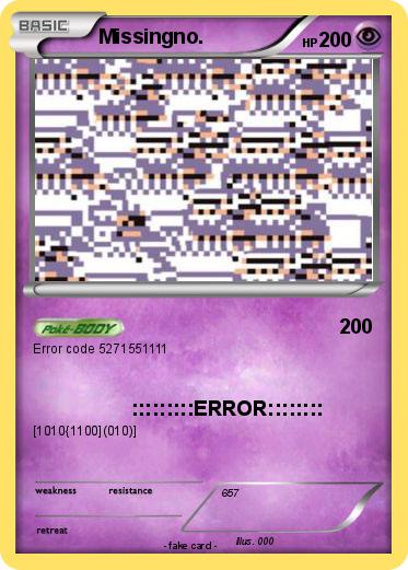 Pokemon Missingno.