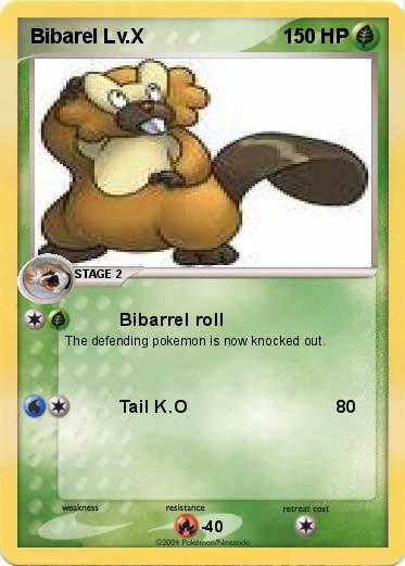 Pokemon Bibarel Lv.X