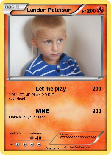 Pokemon Landon Peterson
