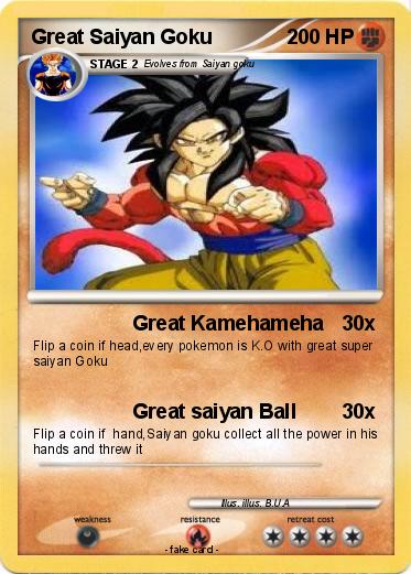 Pokemon Great Saiyan Goku