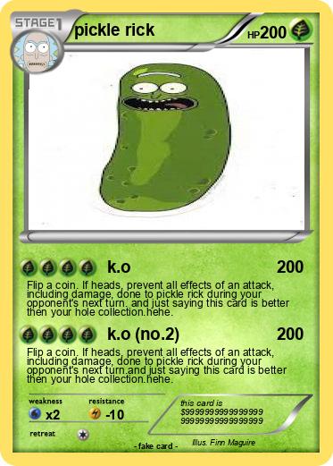 Pokemon pickle rick