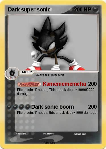 Pokemon Dark super sonic