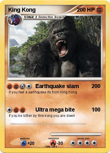 Pokemon King Kong