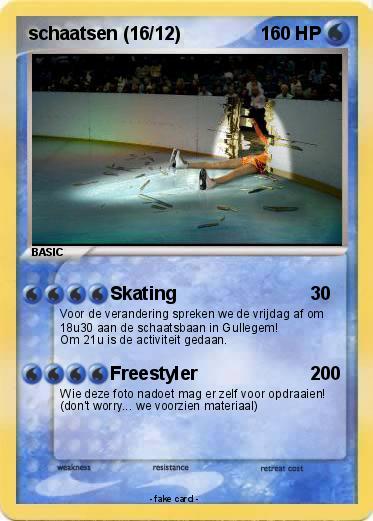 Pokemon schaatsen (16/12)