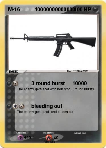 Pokemon M-16          10000000000000