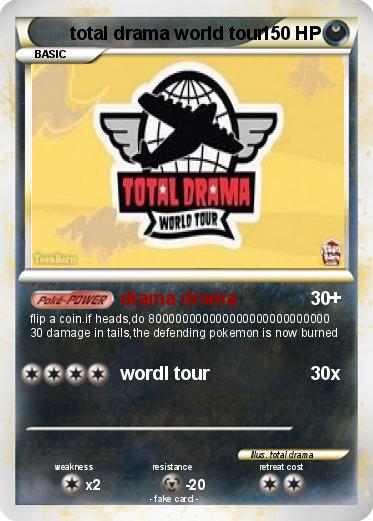Pokemon total drama world tour