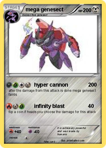 Pokemon mega genesect