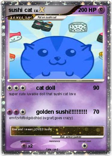 Pokemon sushi cat