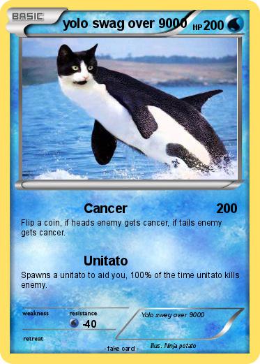 Pokemon yolo swag over 9000